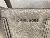 1円～ MICHAEL KORS マイケルコース 2WAY ハンドバッグ トートバッグ ショルダーバッグ 肩掛け 斜め掛け グレー系_画像3