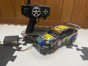 最終出品 レア 動作確認済 ヨコモ ドリフト パッケージ ミニ SXE10 トヨタ アルテッツァ HKS 谷口信輝　ドリパケミニ