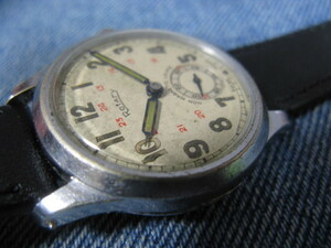 1940年代 ROTARY ロータリー ミリタリー ブリティッシュウォッチ アンティーク手巻腕時計 稼働品 注油済み 