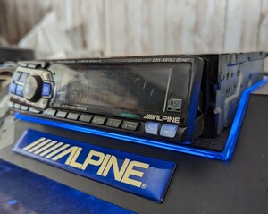 アルパイン CDA-9815J ジャンク bass enjine MX V-DRIVE 60W×4 旧車 昭和 ALPINE