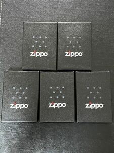 zippo 空き箱 ケース 5点 保証書 5枚 レギュラーサイズ 