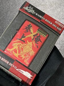 zippo 仮面ライダー ディケイド&電王 モモタロス 俺、参上 希少モデル 2009年製　 MASKED RIDER DECADE DEN-O 専用ケース 保証書付き