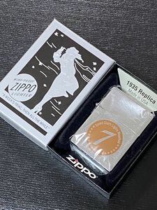 zippo セブンスター 1935レプリカ 限定品 前面加工 希少モデル 2007年製 Seven Stars 1935REPLICA ケース 保証書付き