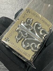 zippo フルメタルジャケット 5面メタル 十字架 クロス 希少モデル 2012年製 シルバーインナー 2012年製