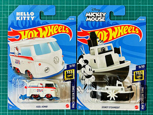 ホットウィール KOOL KOMBI｜DISNEY STEAMBOAT クールコンビ ハローキティ サンリオ ミッキーマウス ディズニー 蒸気船 Manson Cheung