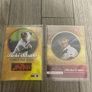 佐々木朗希&大谷翔平ベースボールカード！