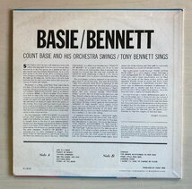LPA22959 カウント・ベイシーとトニー・ベネット/ COUNT BASIE SINGS TONY BENNETT SINGS 国内盤LP 盤良好_画像2