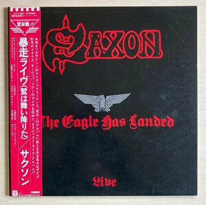 LPA22893 サクソン SAXON / 暴走ライヴ （鷲は舞い降りた） 国内盤LP 盤良好