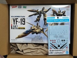 HG YF-19 1/100 専用水転写デカール 未組立 マクロスプラス