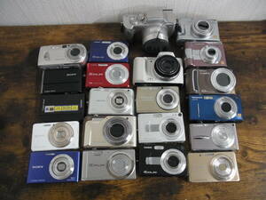 4/デジタルカメラ SONY Panasonic CASIO ソニー パナソニック カシオ 21個 大量まとめセット 他多数出品中