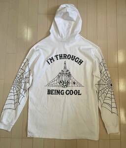 COOTIE （クーティー）　Hooded Print L/S Tee (I’M THROUGH BEING COOL)　パーカー　サイズM