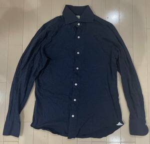 Finamore（フィナモレ）コットン長袖シャツ　ドレスシャツ　サイズ15　39　M程度　
