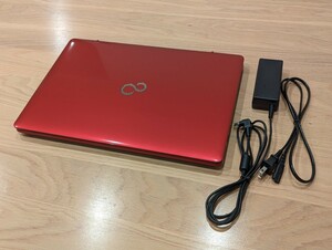 FUJITSU LIFEBOOK Core i7 メモリ 16GB SSD 500GB 換装済み Windows 11 クリーンインストール済み AH53/A3 FMVA53A3RK 富士通