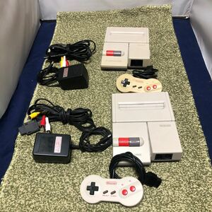 ☆Nintendo ニューファミコン☆2台まとめて☆HVC-101☆