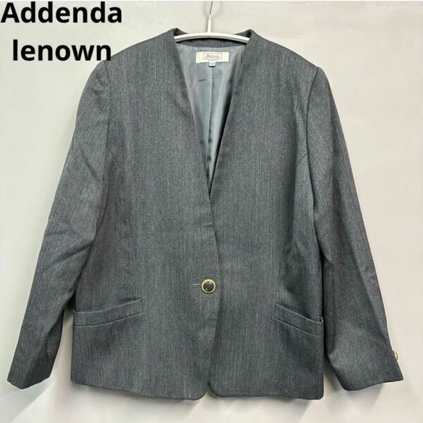 Addenda　lenown レナウン　スーツ　テーラードジャケット　Ｖネック