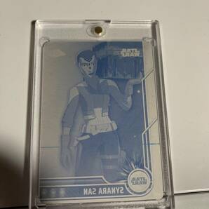 スターウォーズ トレーディングカード topps 1/1 プレートの画像1