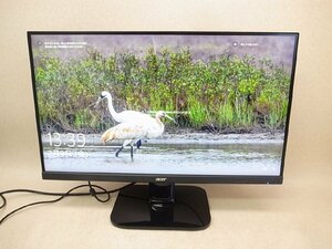 Acer/エイサー 27インチモニター KA270H 2020年製 電源ケーブル・VGAケーブル・音声ケーブル付き【引取可/大阪発】No.2