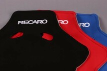 RECARO バックレストカバー ベロア生地 ブラック 1個入り / レカロ ベロア 黒 SP-G SP-A 用 車検対応_画像3