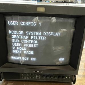 SONY ソニー 業務用トリニトロンカラービデオモニター PVM-1454Q. A161の画像1