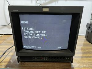 SONY ソニー PVM-14M2E TRINITRON 業務用 カラービデオモニター 通電のみ確認A176