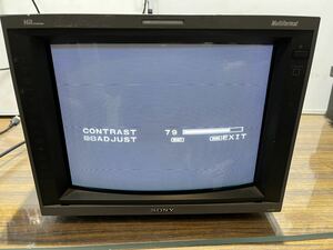 SONY ソニー PVM-D14L5J業務用 カラービデオモニター 通電のみ確認A179