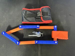 ♥♥RED BARON レッドバロン バーロック BAR LOCK BL-10 盗難防止 チェーンロック バイク 二輪車 中古美品♥♥