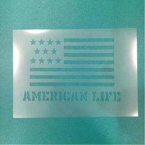 No.40 stencil seat America national flag star article flag stencil plate 