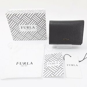 FURLA フルラ 1023501 グレー系 バビロン ミニウォレット 三つ折り財布 小銭入れあり 未使用 箱あり