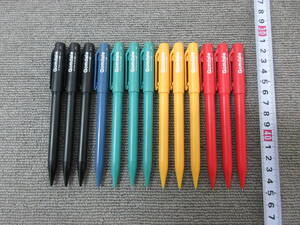 M【2-19】●19 文具店在庫品 Pentel ぺんてる Gomdale ゴムデール シャープペンシル シャーペン 0.5mm 13本まとめて 未使用長期保管品