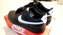 【NIKE】 ナイキ コート ビジョン LO BLACK/WHITE 26cm_画像3