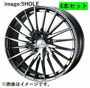 個人宅発送可能 ウエッズ Weds 19X7.5J +40 5穴 PCD114.3 BMCMC ホイール 4本セット LEONIS FR レオニス・エフアール (41688)