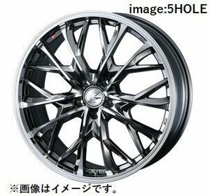 個人宅発送可能 ウエッズ Weds 18X8.0J +42 5穴 PCD114.3 BMCMC ホイール 1本 LEONIS MV レオニス・エムブイ (41732)