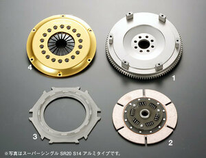 OS技研 スーパーシングルクラッチ アルミカバーオーバーホールキット O/H Aセット TOYOTA マークII チェイサー JZX100 1JZ-GTE