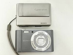 2h SONY Cyber-shot DSC-T1 / ソニー サイバーショット DSC-W810 / コンパクト デジタル カメラ 2台 セット まとめて デジカメ コンデジ