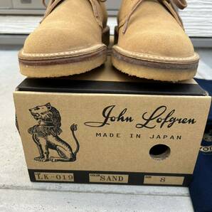 ジョン ロフグレン JOHN LOFGREN ミリタリーデザートブーツ MILITARY DESERT BOOTS MADE IN JAPAN 色 SAND サイズ8 新品未使用の画像3