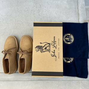 ジョン ロフグレン JOHN LOFGREN ミリタリーデザートブーツ MILITARY DESERT BOOTS MADE IN JAPAN 色 SAND サイズ8 新品未使用の画像2