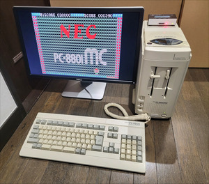 [動作品] NEC PC-8801MC (model2)+TYPE Gキーボード & HxC Floppy Emulator & FDD-DRIVE SWAPPER+組み込み済 ☆即決価格落札時にオマケ付き