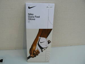 29419●ナイキ （NIKE） DURA FEEL デュラフィール ゴルフグローブ 左手用 Pホワイト×ブラック GF1011-284　未開封未使用品