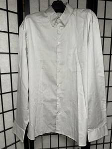 joru geo Armani Y рубашка хлопок 100% серый серия шея вокруг 45cm 3L соответствует Италия производства 