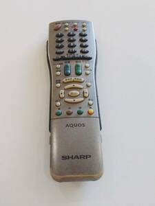 ★送料無料★SHARP　純正テレビリモコン