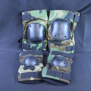 BIJANS protective equipment ビジャンズ ニーパッド エルボーパッド Sサイズ WL ウッドランド 初期アフ イラク #S-6620