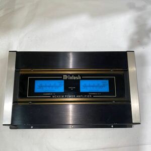 マッキントッシュ McIntosh ステレオパワーアンプ パワーアンプ MC431M