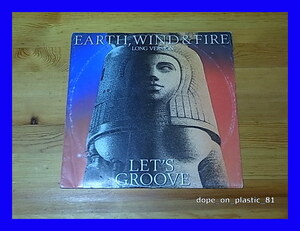 Earth, Wind & Fire / Let's Groove (Full Length Version)/ペラジャケ/UK Original/5点以上で送料無料、10点以上で10%割引!!!/12'