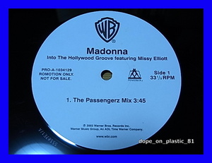 Madonna / Into The Hollywood Groove/5点以上で送料無料、10点以上で10%割引!!!/12'