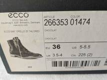 エコー　ECCO　ショートブーツ　茶色　SIZE３６_画像9