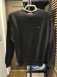 Supreme Melange Rib Knit Sweater シュプリーム セーター 黒 サイズL