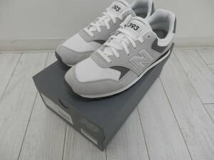 new balance ニューバランス US10 28.0cm メンズ ランニングシューズ ML393 GRAY 靴【B301】