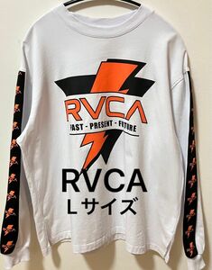 RVCA ルーカ　オーバーサイズ　ビッグロゴプリントロングTシャツ　ロングスリーブ