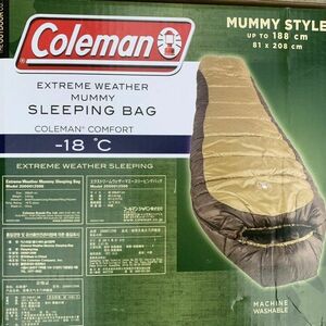 Coleman　 コールマン　 スリーピングバッグ　 マミー型シュラフ　 寝袋　シュラフ　キャンプ