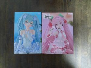 初音ミク ぬーどるストッパーフィギュア Flower Fairyネモフィラ&桜ミク2024のセット